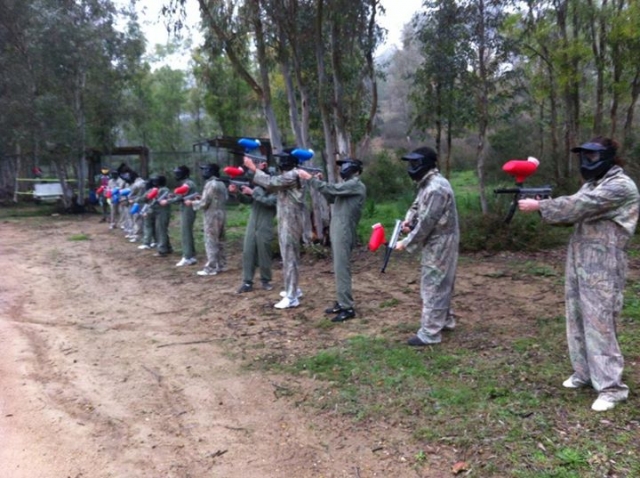  Play paintball with friends 